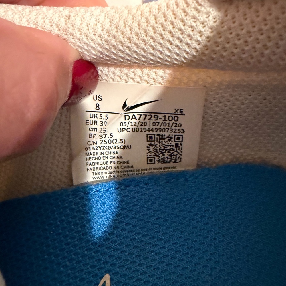 Nike Daybreak Type N354 Sneakers Women’s 8 Sail Blue Retro Waffle - Picture 8 of 11